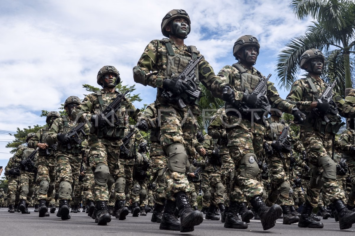 Inspeksi Kesiapan Operasional Pasukan oleh Pimpinan Kemhan RI